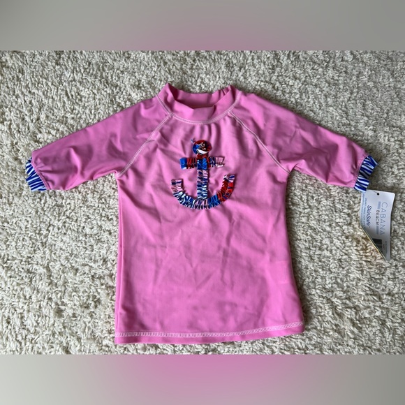 Kids Size 4 Cabana Beach SPF 50 Swim Shirt NWT - Picture 1 of 7